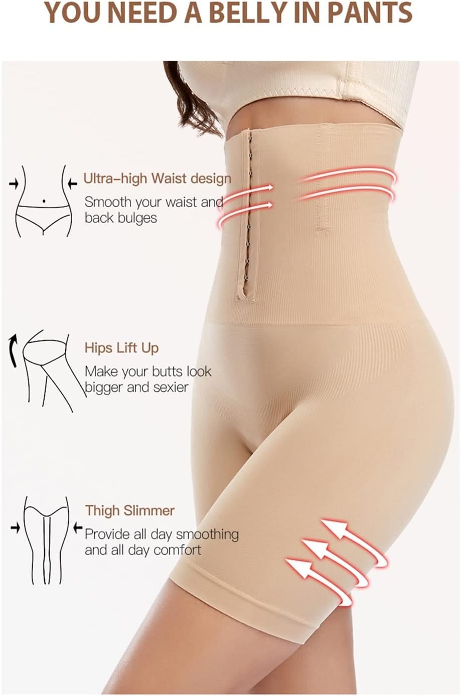 high waist body slimming pant