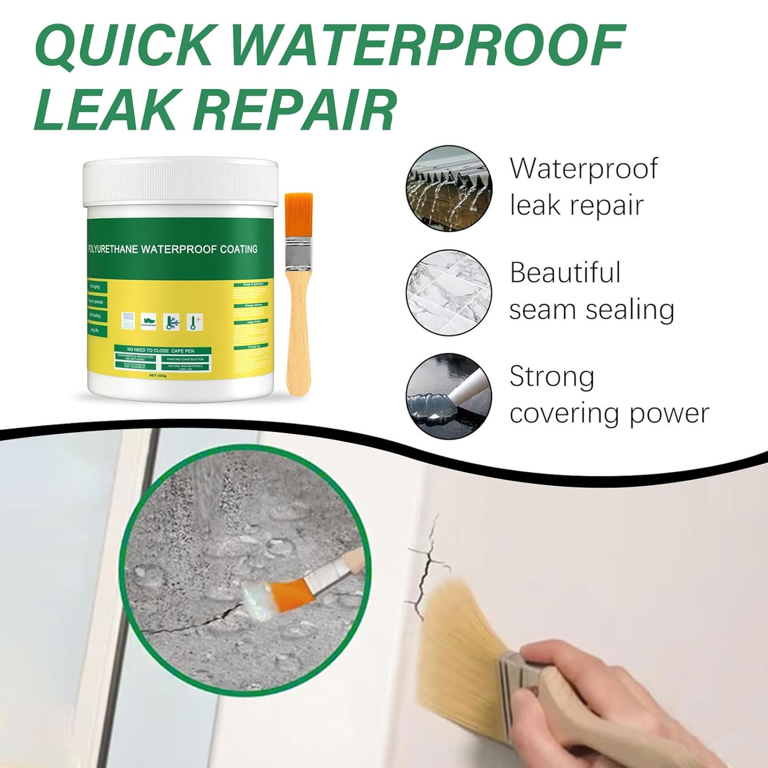 ليكيد مانع للتسربات المائية غير مرئي مضاد للتسرب